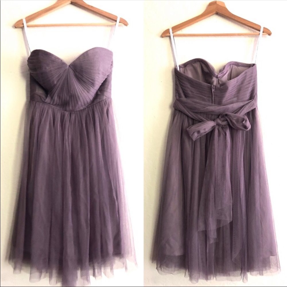 Jenny Yoo Collection Wren Convertible Dress in lilac shade size 6